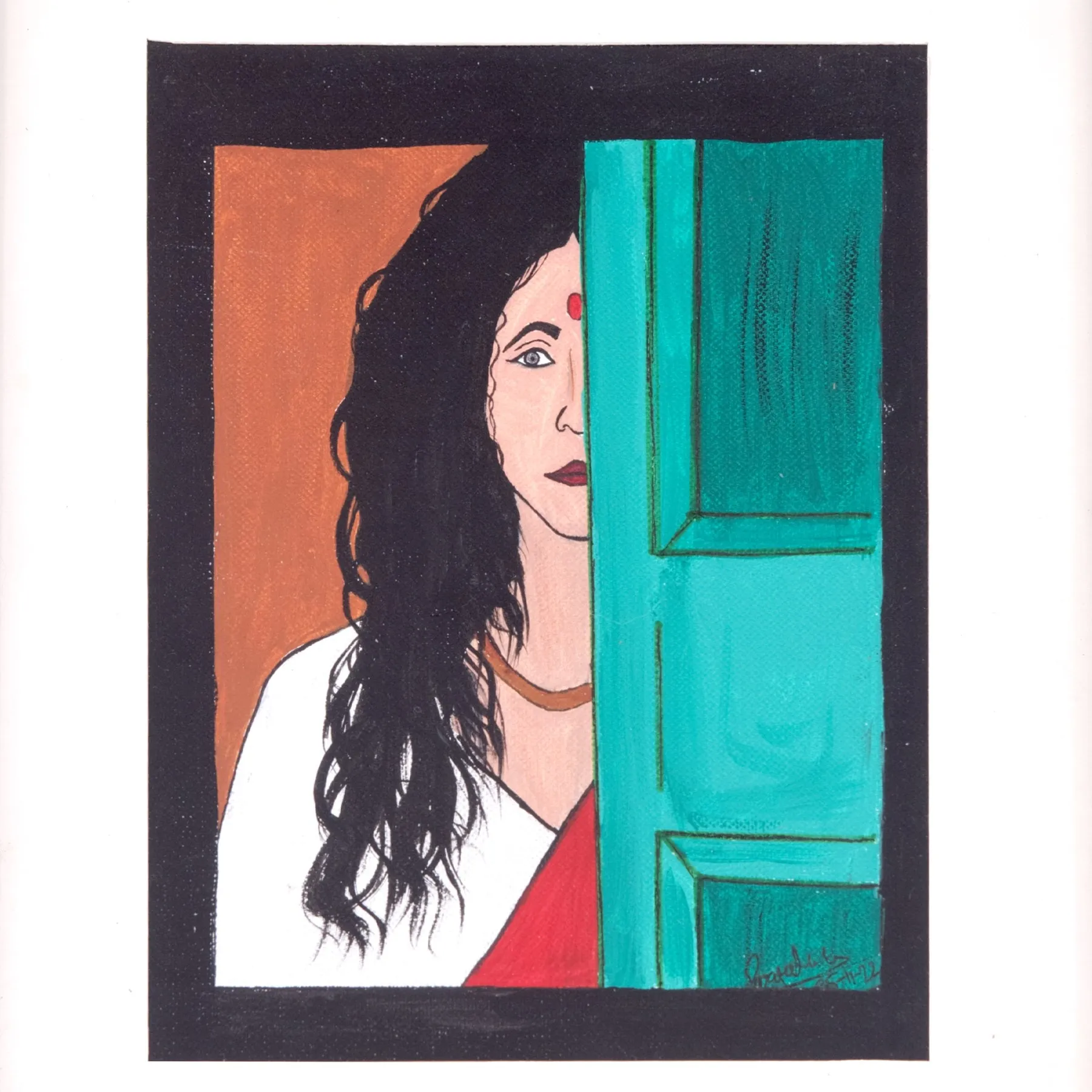 Beauty Behind Door