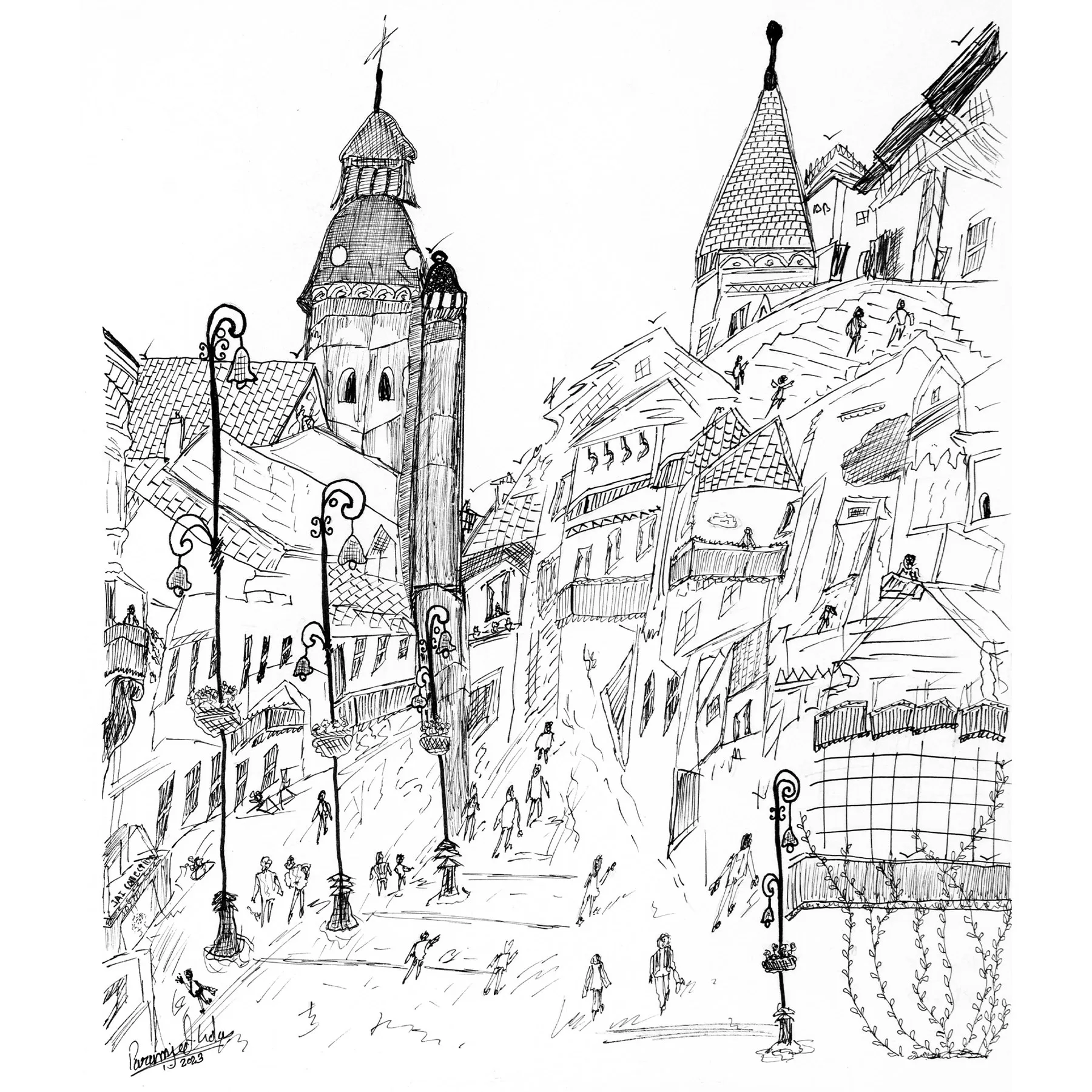 Visual of Local Street