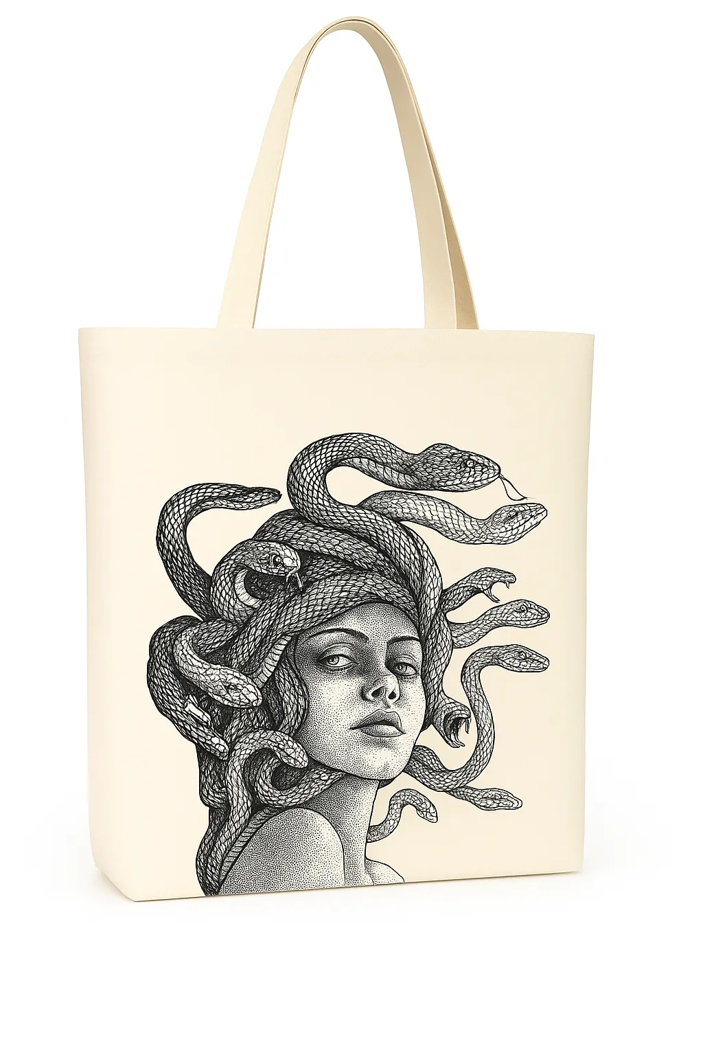 Medusa Gaze Tote Bag