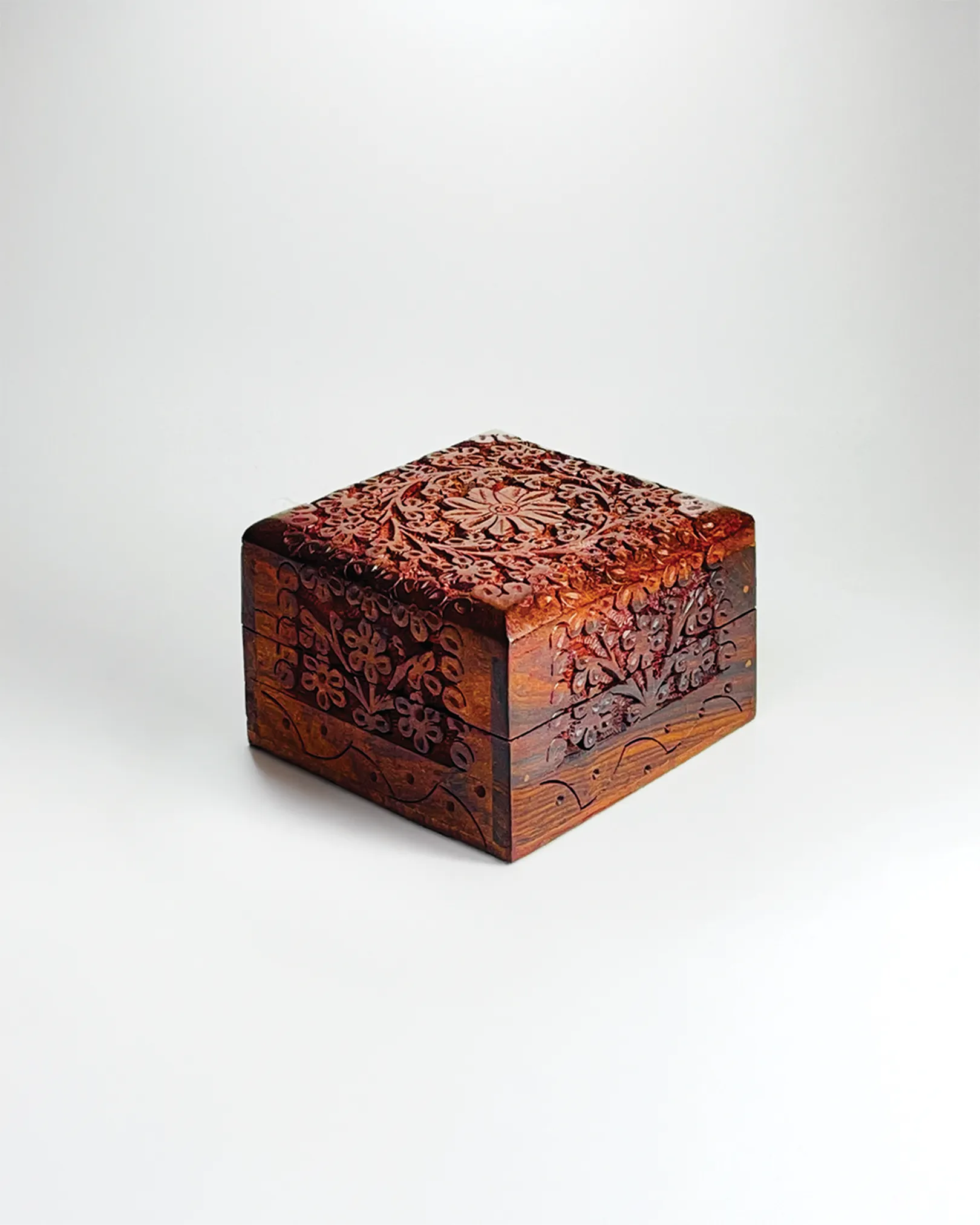 Small Heritage Wooden Box - Kashaur Brush