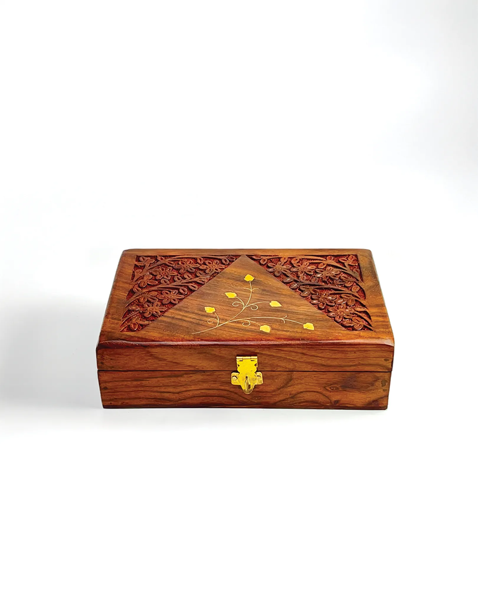 Vintage Storage Wooden Box - Kash Aur Brush